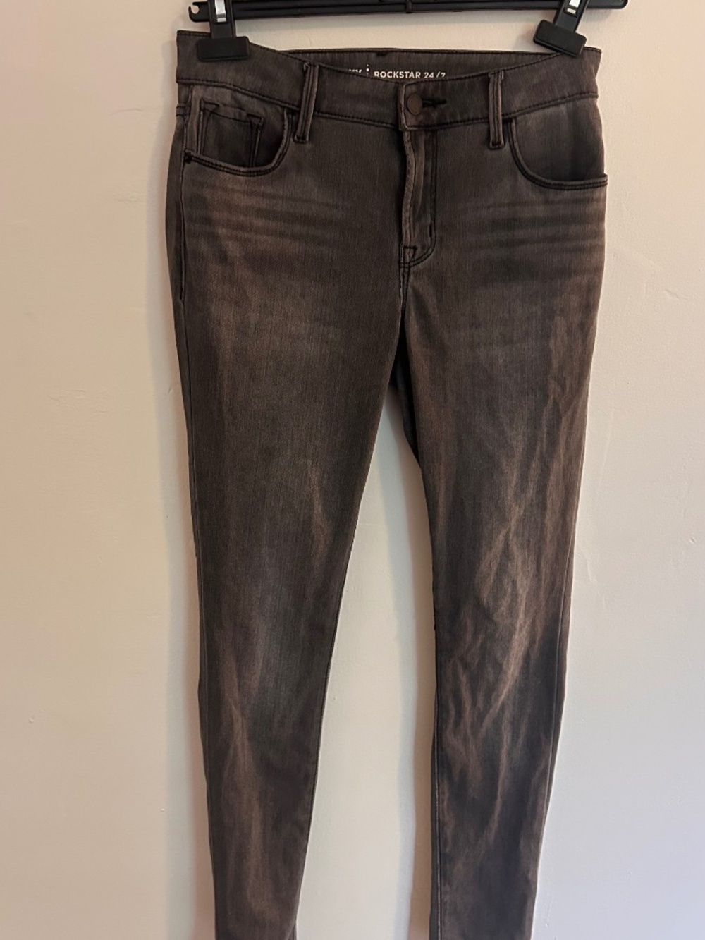 Grey Stretch Skinny Jeans